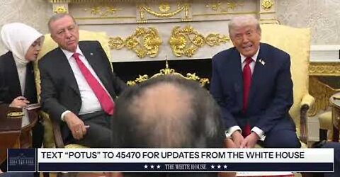 President Trump Participates in a Bilateral Meeting with the President of the Republic of Turkey