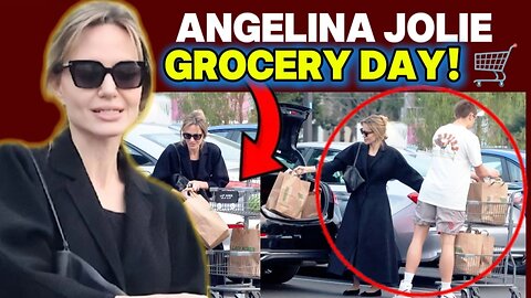 Angelina Jolie’s Sweet Grocery Run with Her Son! ❤️