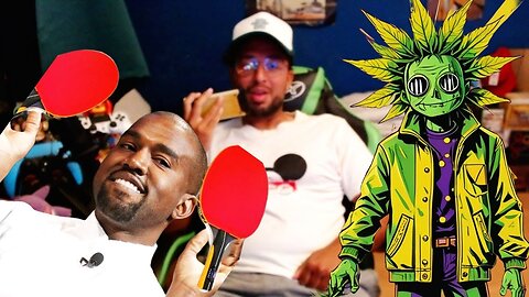 Kanye West & the Ultimate Ping Pong Match with Top Shelf Zaza! 🍃🏓