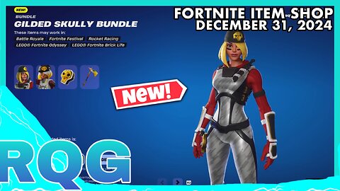 “NEW” GILDER SKULLY, BLACK CAT IS BACK, LAST SHOP OF 2024!! FORTNITE ITEM SHOP (December 31, 2024)