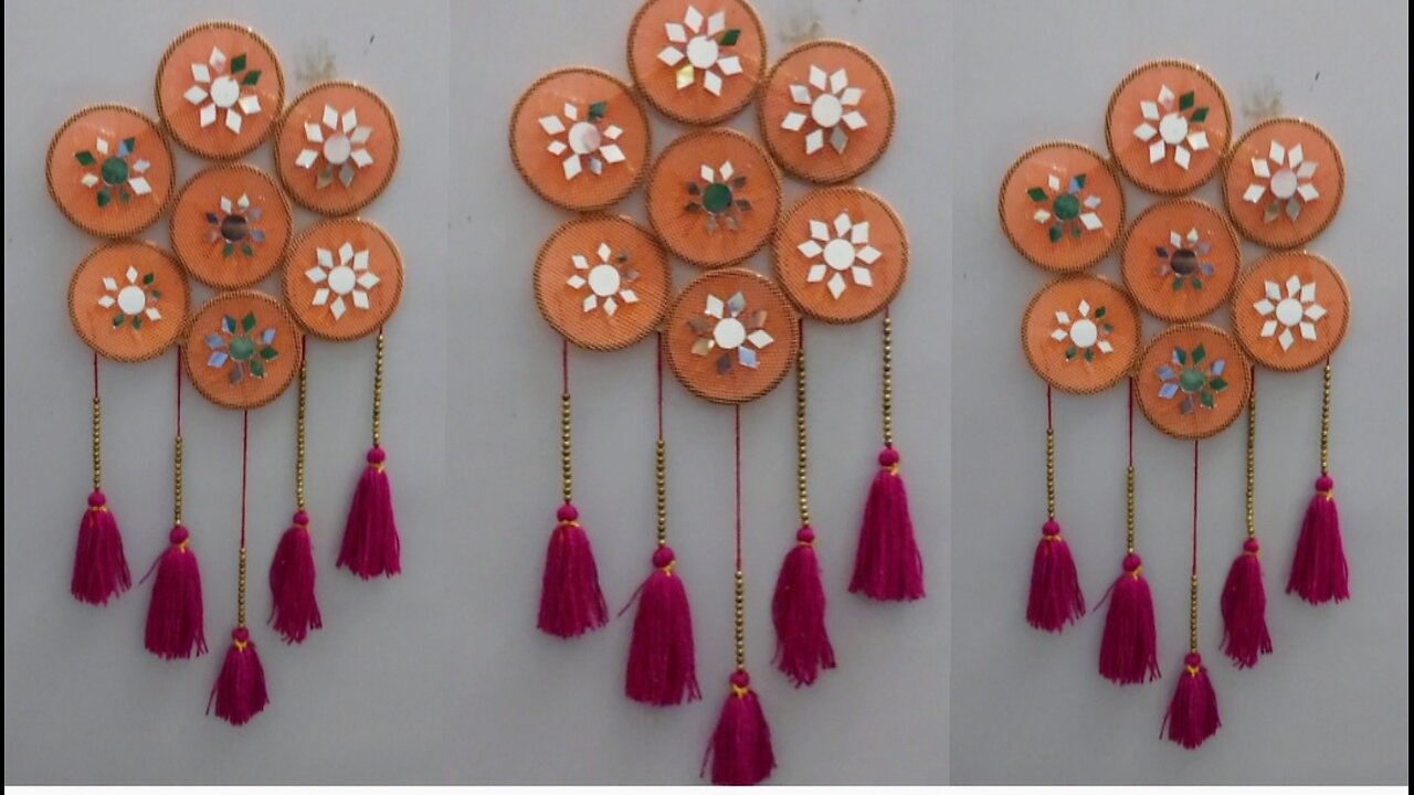 How to make Woollen Wall Hanging Design/ Unn ki Toran/Beautiful Home Decor