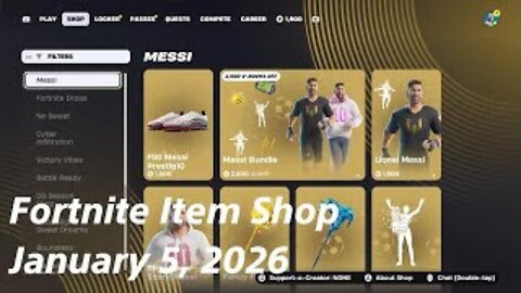 Fortnite Item Shop|January 5, 2026