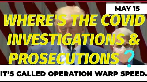 🔺🇺🇸 COVID KILL SHOT (2026)▪️ OPERATION WARPSPEED ▪️ WHERE'S THE COVID INVESTIGATIONS & PROSECUTIONS❓