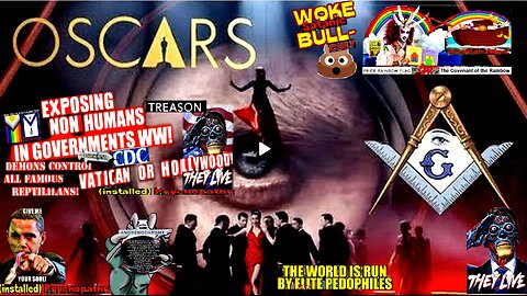 THE OSCARS 2025 "THE ILLUMINATI RITUAL" EXPOSED! (OBEY! 'They Live' edition) MyCatholicRedPill