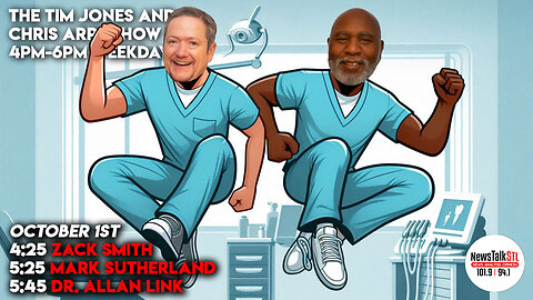 The Tim Jones and Chris Arps Show 10.01.2025 Zack Smith | Mark Sutherland | Dr. Allan Link