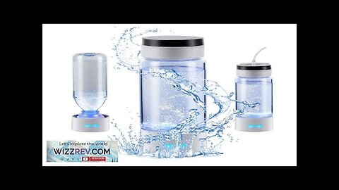 VEVOR Hydrogen Water Bottle Generator 380 ml / 13.4 oz Capacity Portable Review