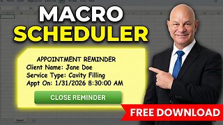 Excel's Hidden Power: Macros That Run Themselves on Schedule