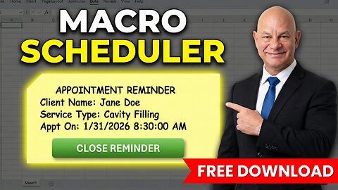 Excel's Hidden Power: Macros That Run Themselves on Schedule