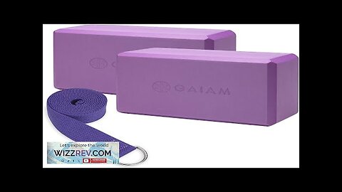 Gaiam Yoga Block & Yoga Strap Combo Set Yoga Block Review