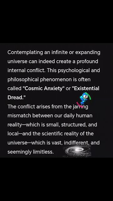 anxiety in the universe