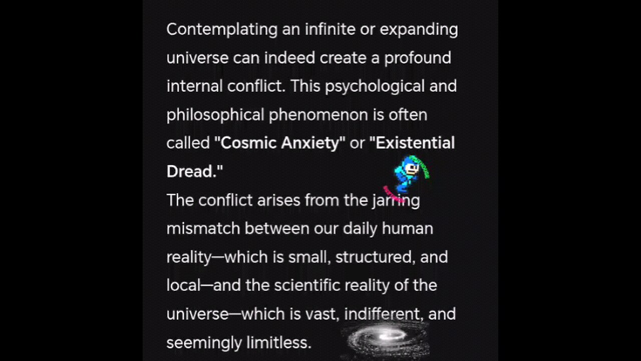 anxiety in the universe