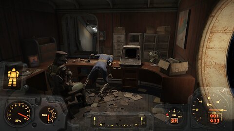 Where ever there is a seat Piper has to sit! (Fallout 4 Far Harbor)