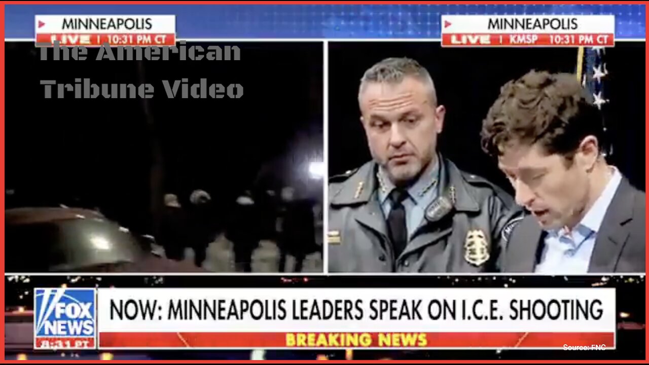 Police Chief Goes WIDE EYED In Presser As Woke Frey Calls For Street Fight Against Cops