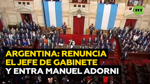 Renuncia el jefe de Gabinete de Argentina y lo reemplaza Manuel Adorni