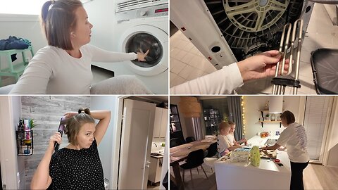 PYYKINPESUKONE HAJOSI 😭 | Biscoff-pipareita 😍