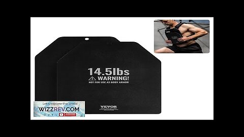 VEVOR Weight Vest Plates for Strength Training Running Workout 2x14.5 LB Plates Review