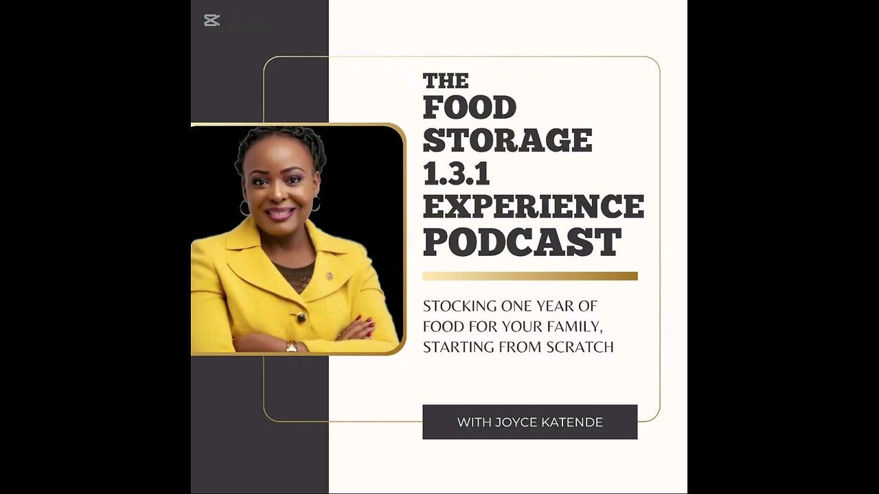 WELCOME TO THE FOOD STORAGE 1.3.1 EXPERIENCE
