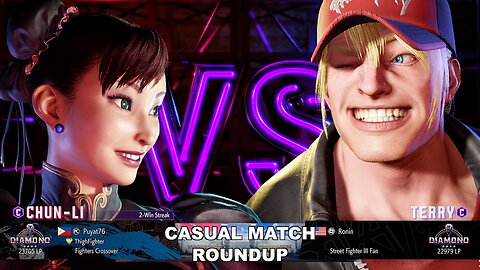 Kuya Kalbo SF6 Casual Match Roundup. Chun Li 4 star Diamond Rank [Hori Fight Stick]