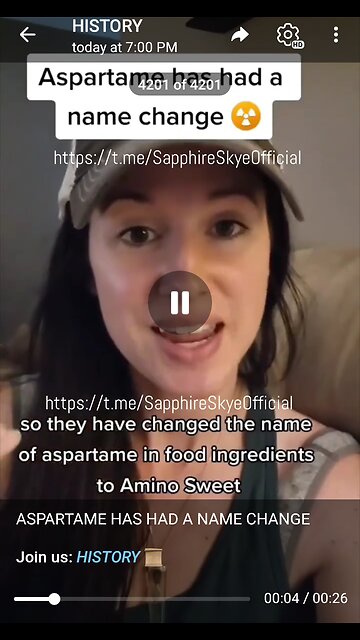 Documentary: Aspartame Name Switch