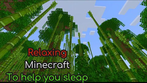 Minecraft cinematic nature scenery