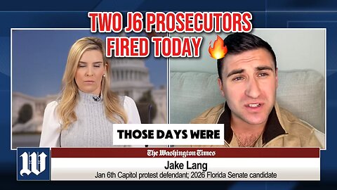 🚨 BREAKING: 2 of the TOP January 6 Federal Prosecutors were JUST FIRED THIS MORNING!!!! 😲😲