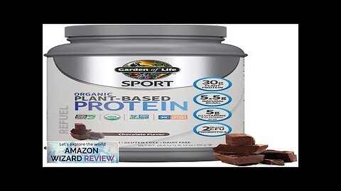 Organic Vegan Sport Protein Powder Chocolate Probiotics BCAAs 30g Plant Protein Review