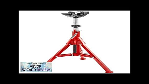 VEVOR Pipe Jack Stand with 2-Ball Transfer V-Head and Folding Legs 1500LB Review