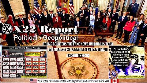 Ep 3798b - Trump Counters The Fake News,Uniting His Team For The Next Phase Of The Plan,My Fellow...