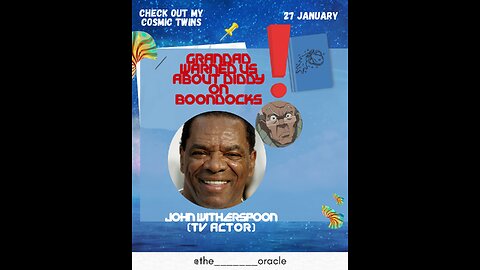 John Witherspoon's SECRET Legacy: January 27th Thought Leaders Are CONTROLLING Your Mind! 🧠💥