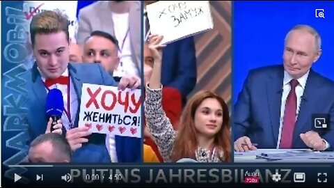 MARKmobil Aktuell Putins Jahresbilanz Bericht von Putins jährlicher großer Pressekonferenz20.12.2025