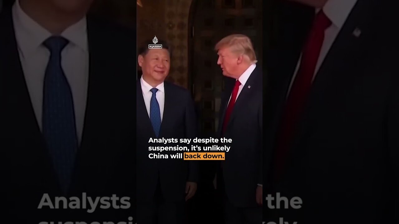 Trump and Xi held face-to-face trade talks - what did they agree? | AJ #shorts