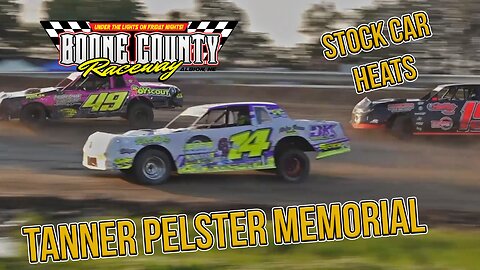 Tanner Pelster Memorial | Stock Car Heats | Boone County Raceway | 7-8-2024