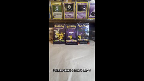 Pokemon Halloween Trick or Trade Boosters Day 1