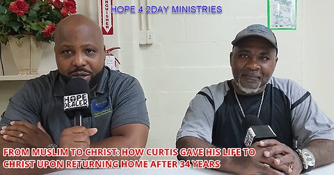 FROM MUSLIM TO CHRISTIAN: THE TESTIMONY OF CURTIS