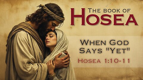 When God says "Yet." Hosea 1:10-11