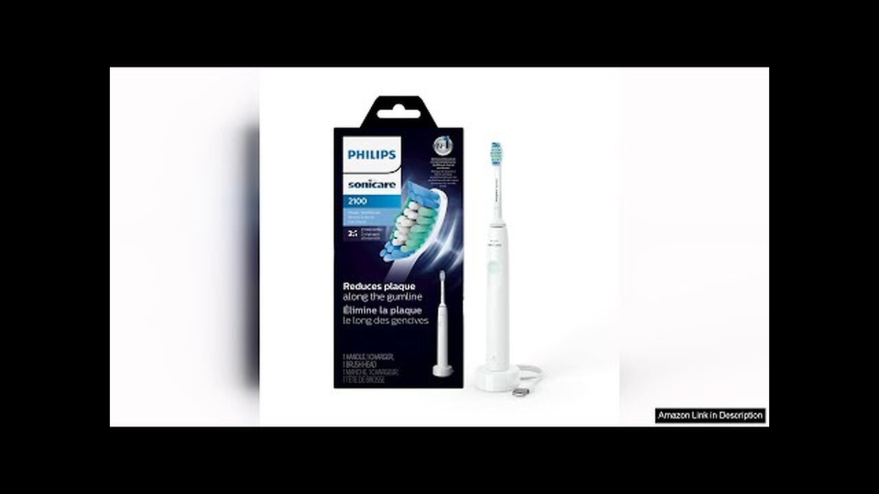 PHILIPS Sonicare 2100 Power Toothbrush, Rechargeable Electric Toothbrush, White Mint, Review