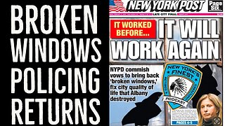 Broken Windows Policing Returns