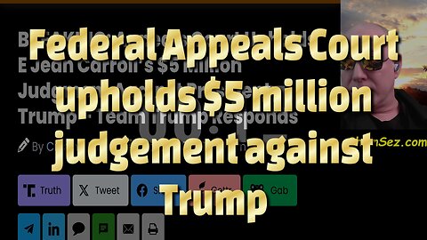 Federal Appeals Court upholds $5 million judgement against Trump-756