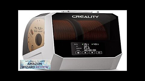 2024 CREALITY Official Space Pi Filament Dryer Plus Dual-Spool Filament Dryer Box Review