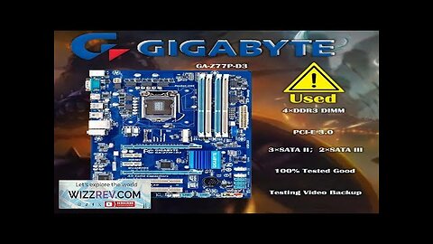 GIGABYTE GA-Z77P-D3 Desktop Motherboard Z77 Socket LGA 1155 i3 i5 i7 DDR3 Review