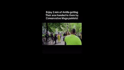 2+ min of Antifa getting their asses beat by Conservative Maga patriots!