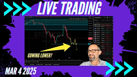 $BITCOIN Bull Market OVER?! Live Trading 2/28/2025 $Crypto, $Forex, $Stocks, $Gold $Silver