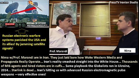 Nima w/Prof. Marandi are in Iran. They just laid bare how Woke Western Media and Propaganda Really Operate. Iran’s reality smashed straight into the White House. Thousands of MI6 agents and hired rioters are in cuffs.