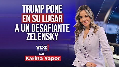 Trump pone en su lugar a un desafiante Zelensky