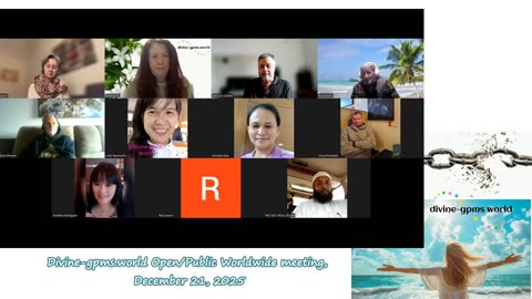 Divine-gpms.world Open_Public Worldwide meeting, December 21, 2025