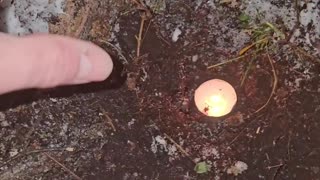 Emergency heated garbage bag shelter