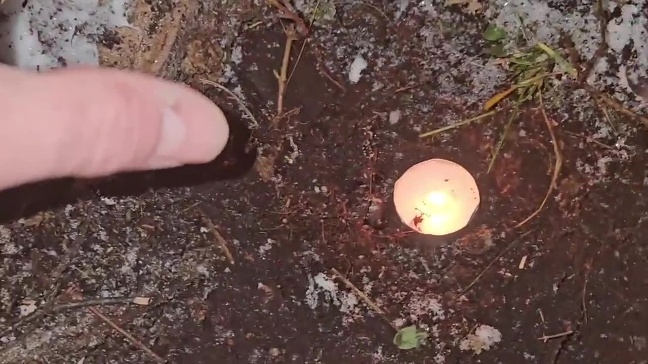 Emergency heated garbage bag shelter