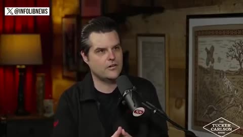 Matt Gaetz drops a bombshell....