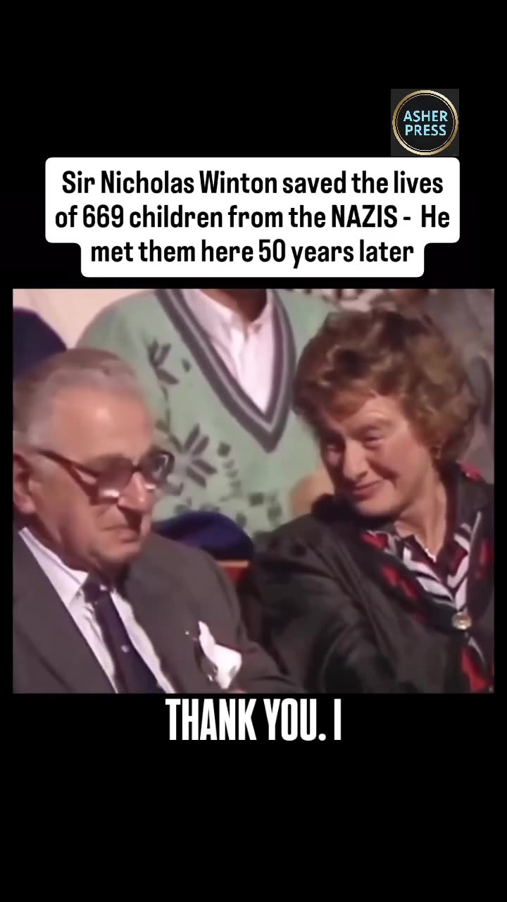 Sir Nicholas Winton saved the lives of 669 children from the NAZIS