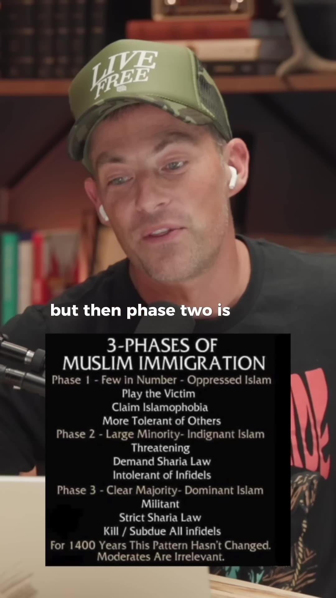 The _3 Phases_ of Muslim immigration — LISTEN UP